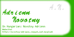 adrienn novotny business card